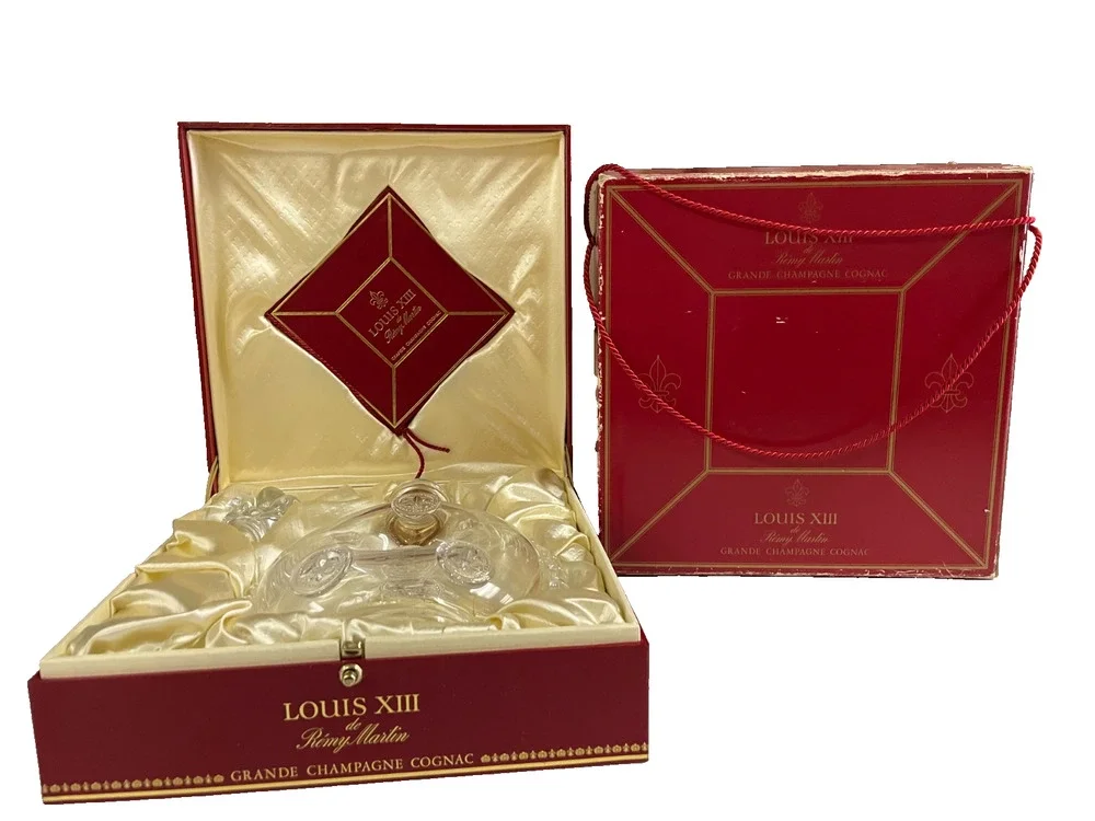 Louis XIII Rémy Martin Grande Champagne Cognac Baccarat Crystal Decanter Bottle